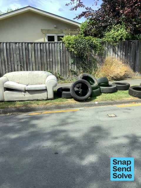 Dumped Rubbish — a report photo