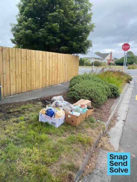 Dumped Rubbish, a report photo