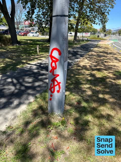 Graffiti, a report photo