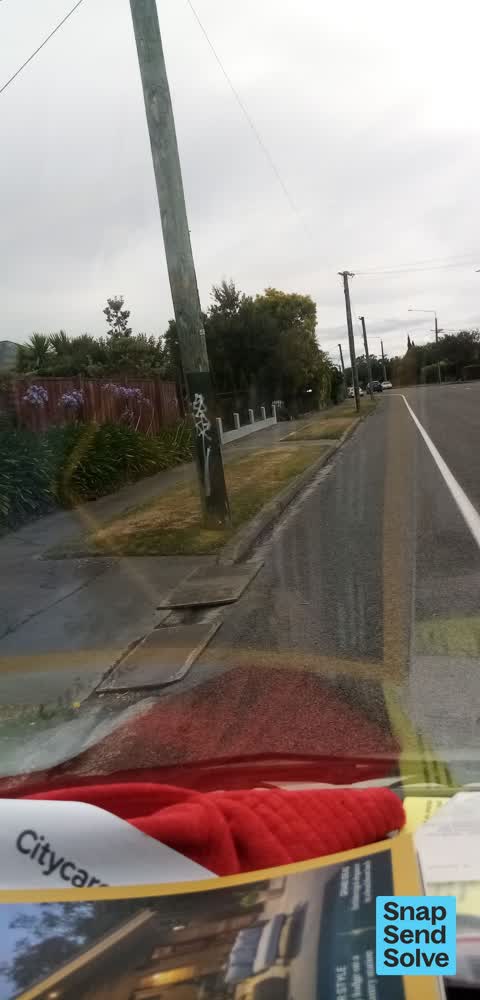 Graffiti, a report photo