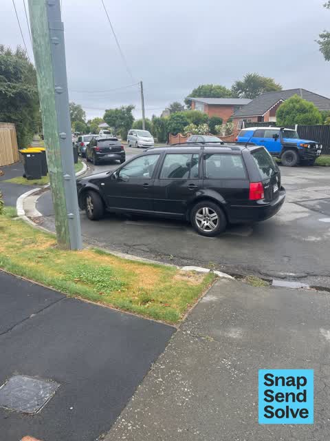 Hazard, vehicle, a report photo
