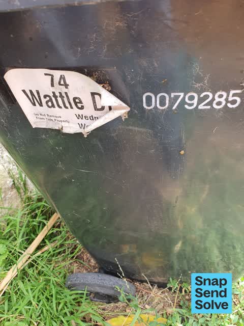 Rubbish and Bins - General, a report photo