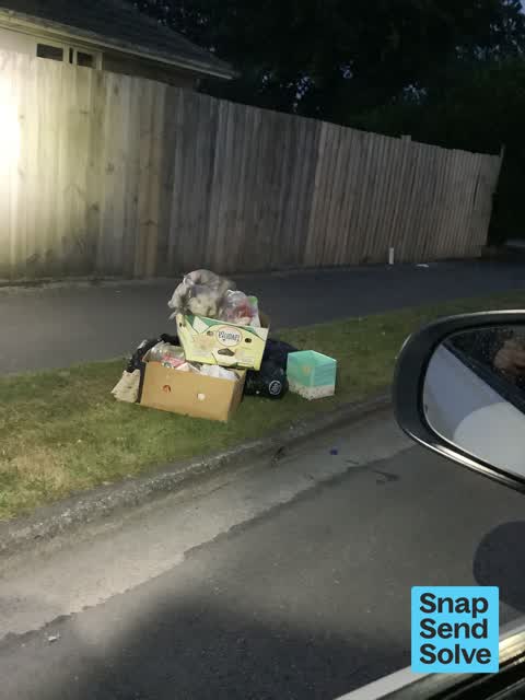 Dumped Rubbish, a report photo