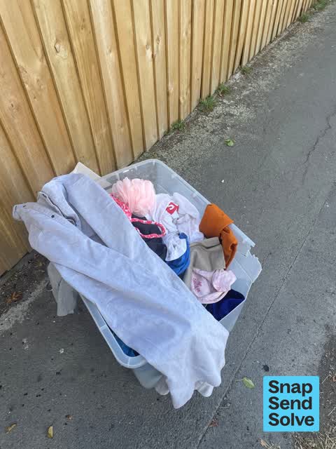 Dumped Rubbish — a report photo