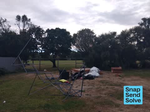 Dumped Rubbish, a report photo