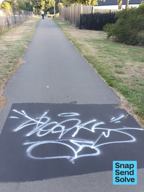 Graffiti, a report photo