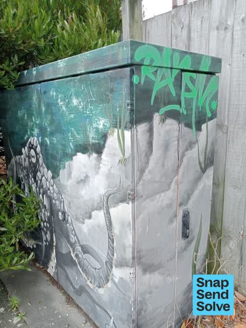 Graffiti, a report photo