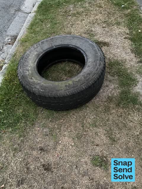 Dumped Rubbish, a report photo