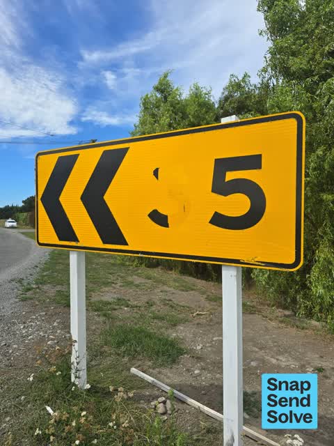 Road Signage, a report photo