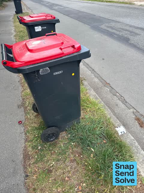 Rubbish and Bins - General, a report photo