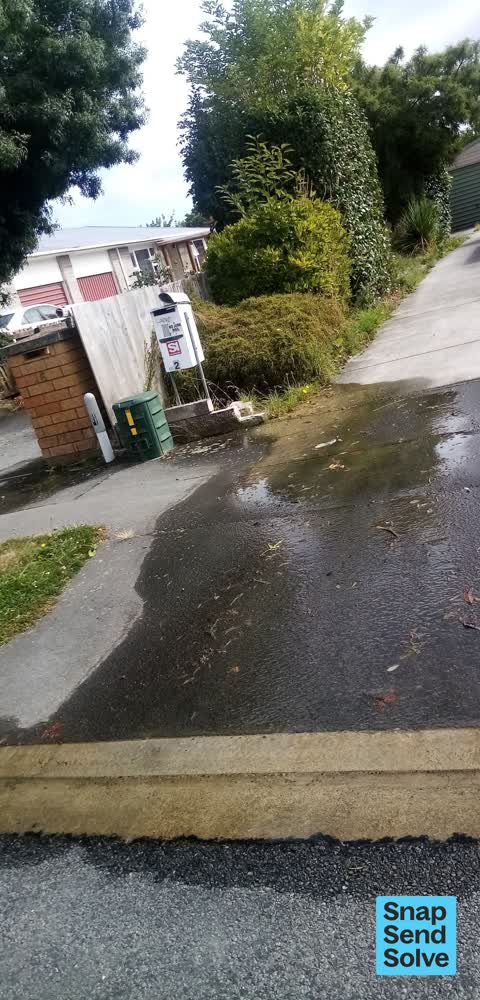 Water Leak, a report photo