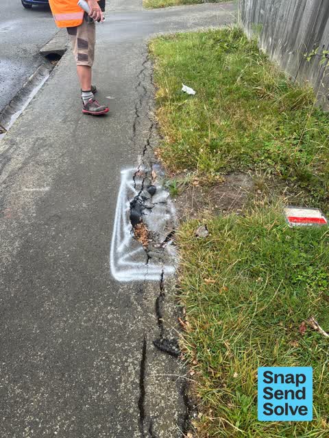 Pavement - Damaged, a report photo