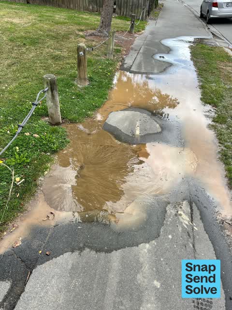 Water Leak, a report photo