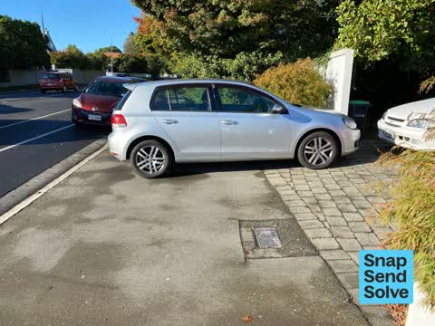 Hazard, vehicle, a report photo