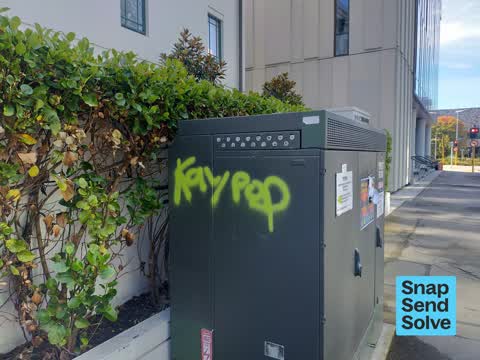 Graffiti, a report photo