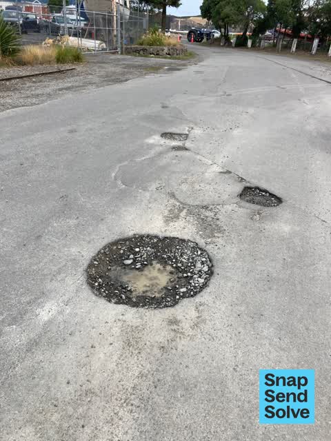 Damaged Road — a report photo