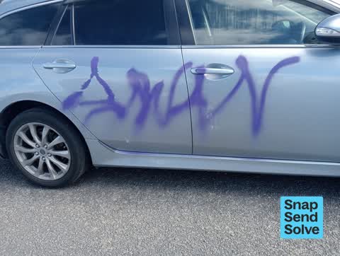 Graffiti, a report photo