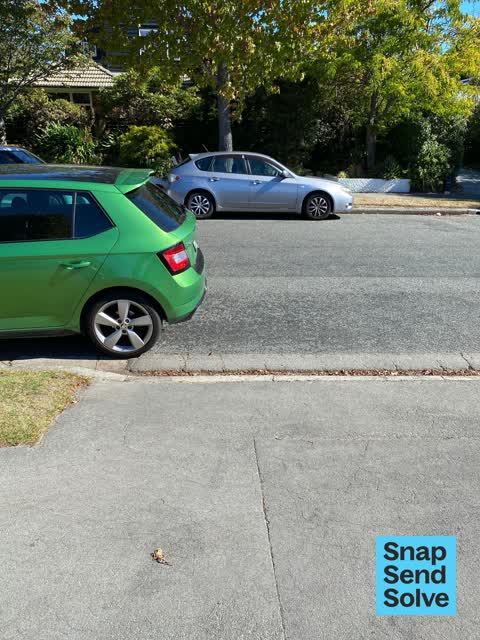 Hazard, vehicle, a report photo