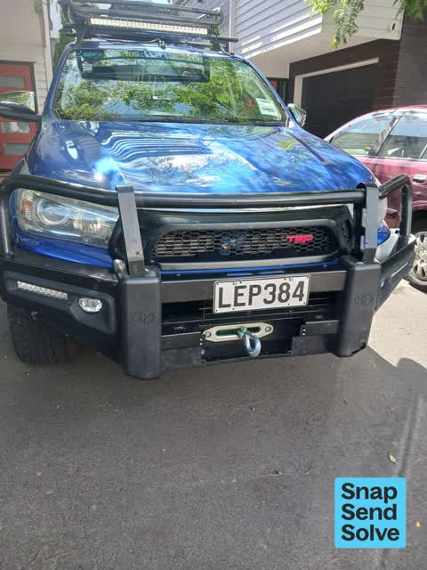 Hazard, vehicle, a report photo