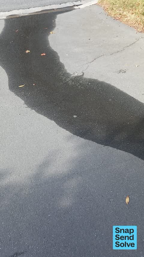 Water Leak, a report photo