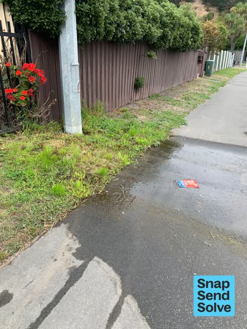 Water Leak, a report photo