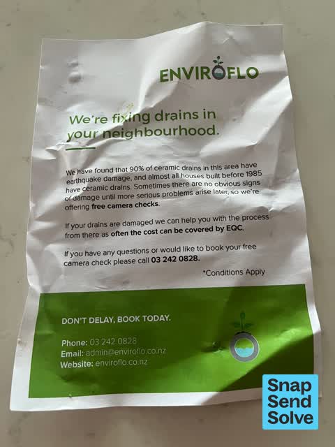 Flooding, a report photo