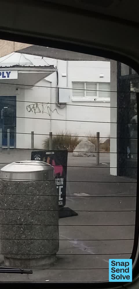 Graffiti somewhere else, a report photo