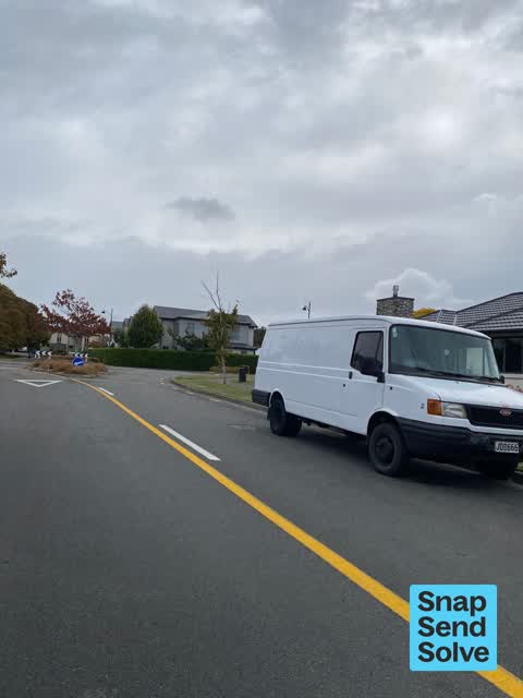Hazard, vehicle, a report photo