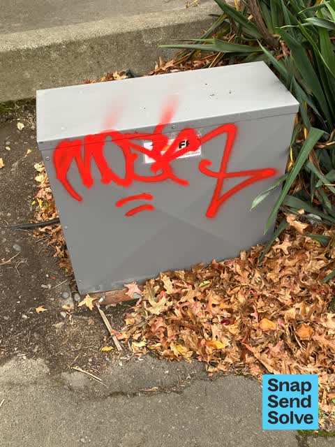 Graffiti somewhere else — a report photo