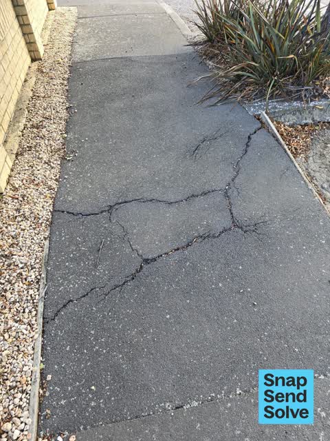 Pavement - Damaged, a report photo