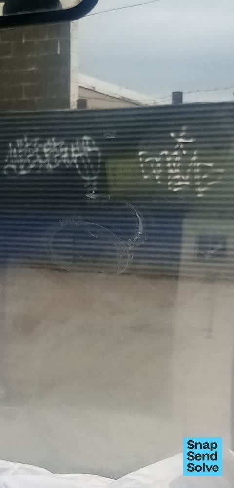 Graffiti somewhere else, a report photo