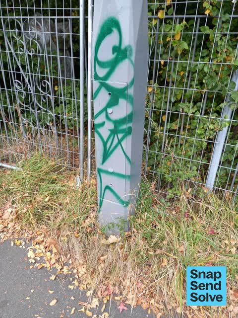 Graffiti somewhere else, a report photo