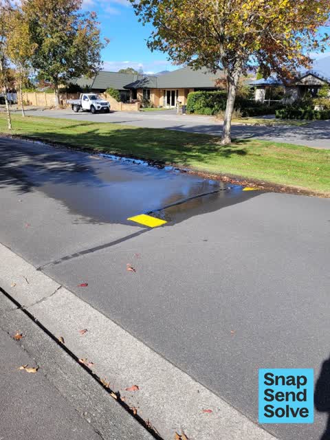 Water Leak, a report photo