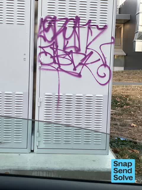 Graffiti somewhere else, a report photo