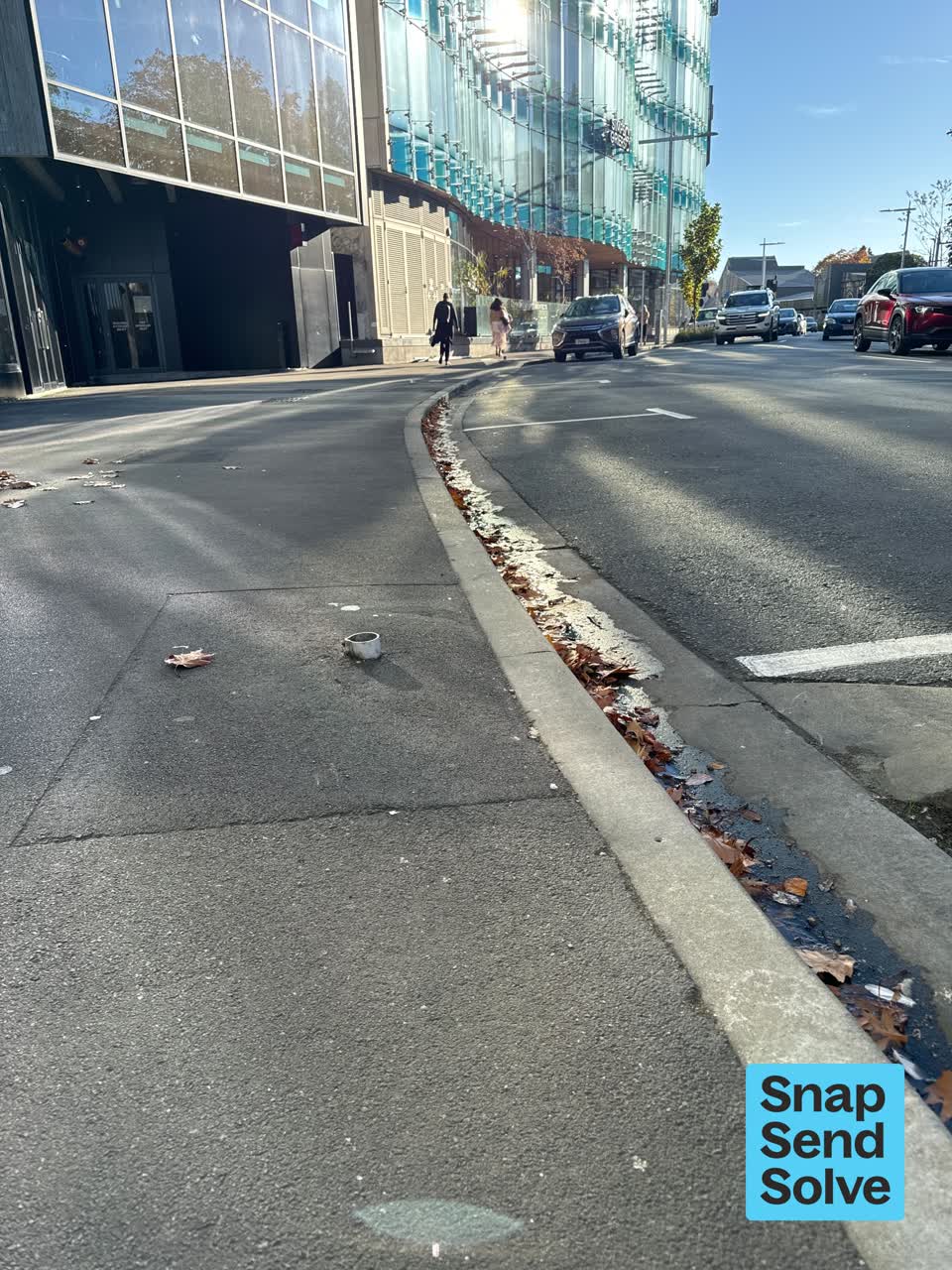 The photograph attached to this pavement - general report