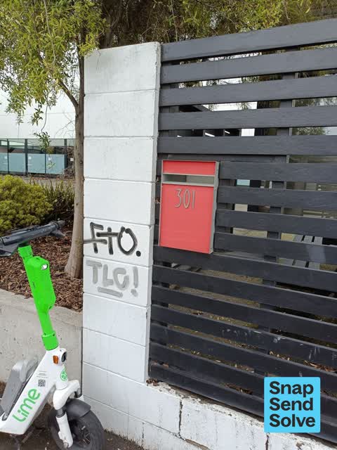 Graffiti somewhere else, a report photo
