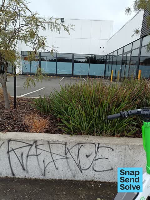 Graffiti somewhere else, a report photo