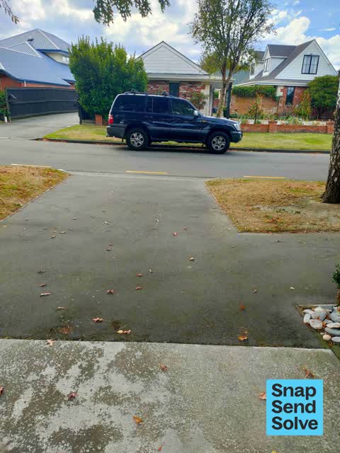 Hazard, vehicle, a report photo