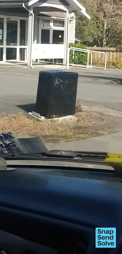 Graffiti somewhere else, a report photo