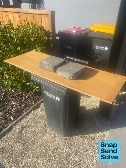 Rubbish and Bins - General, a report photo