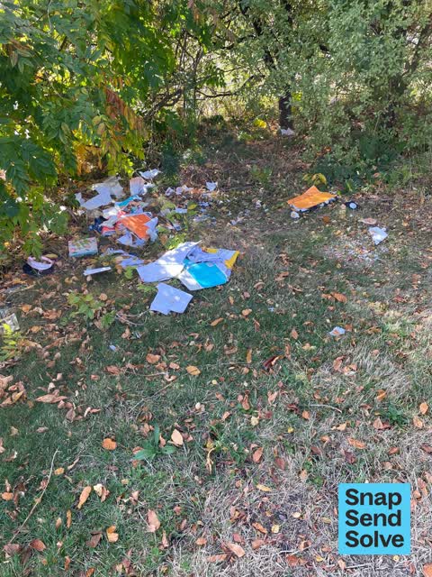 Dumped Rubbish, a report photo