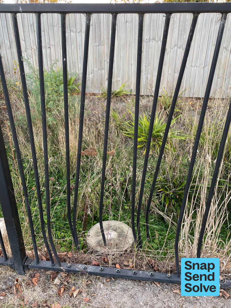 The photograph attached to this vandalism - general report