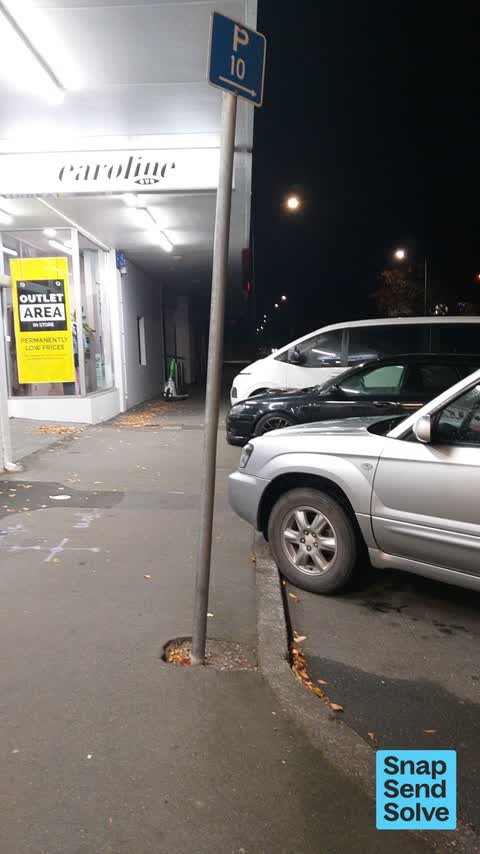 Poles and Signage - General, a report photo