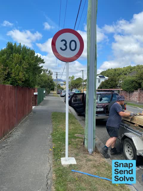 Poles and Signage - General — a report photo