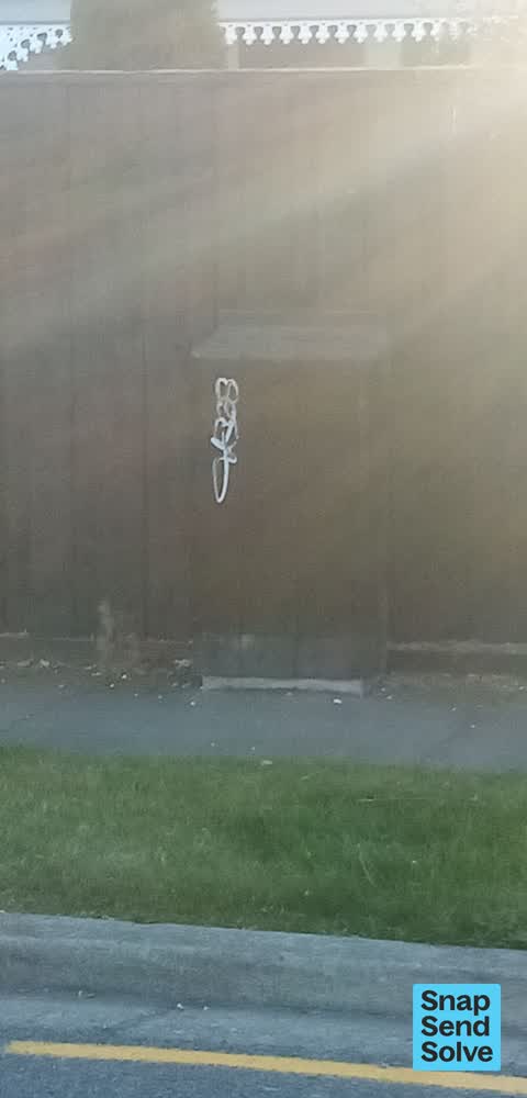 Graffiti somewhere else — a report photo