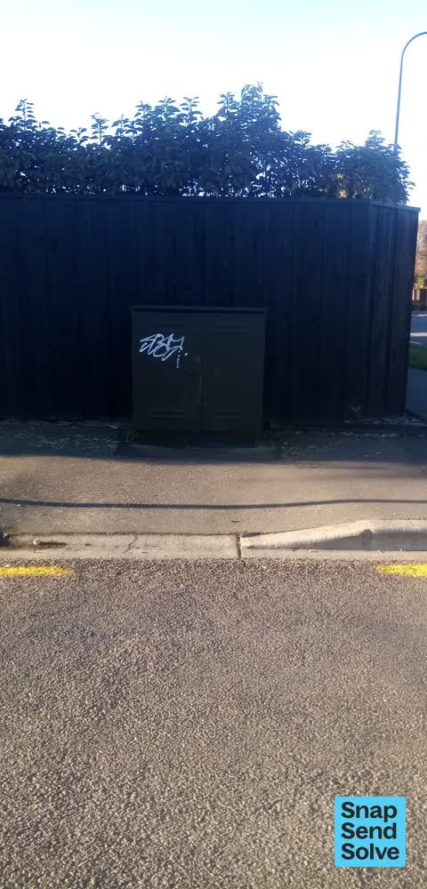 Graffiti somewhere else — a report photo