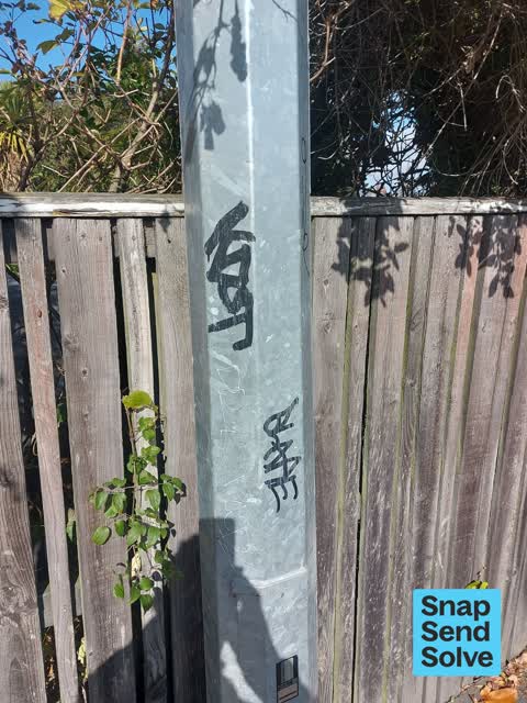 Graffiti somewhere else, a report photo