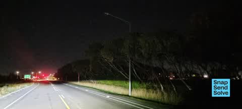 Street Light Outage — a report photo