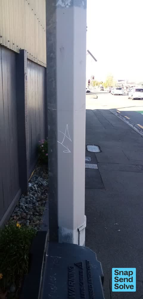 Graffiti somewhere else — a report photo