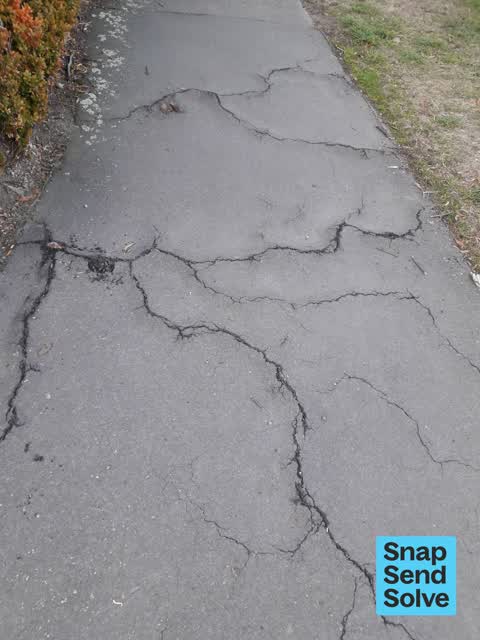 Damaged Road, a report photo